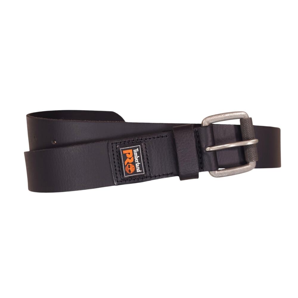 NWOT Timberland PRO 38mm Boot Leather Belt Black Sz 32"